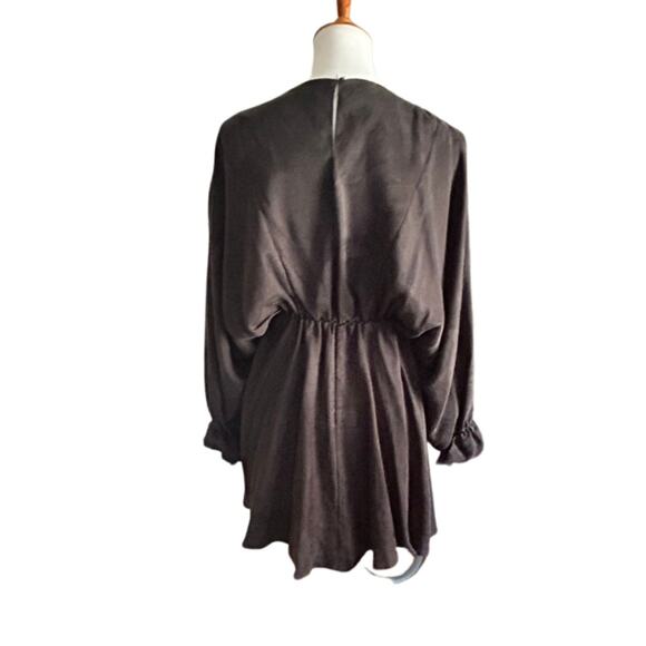 Victorian Style Black Dress, Small - Picture 3 of 5